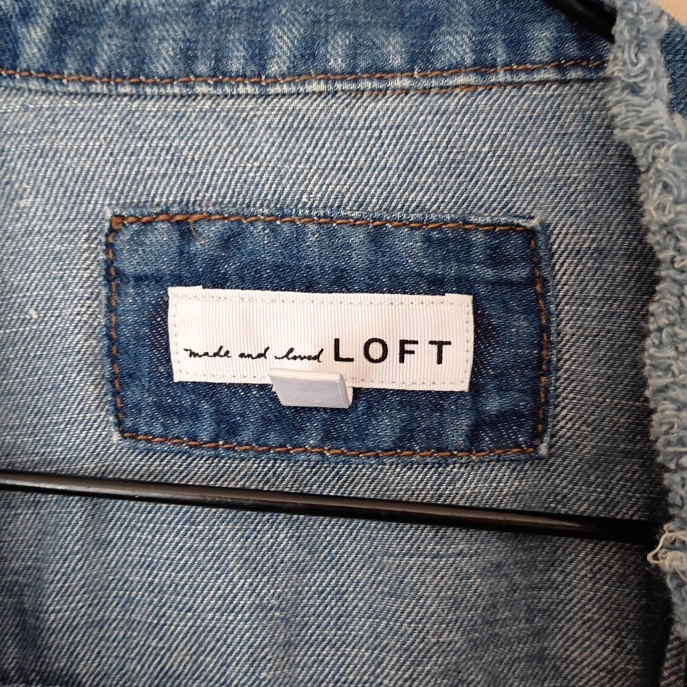Loft Made & Loved Denim Jacket | size M - Picture 8 of 9